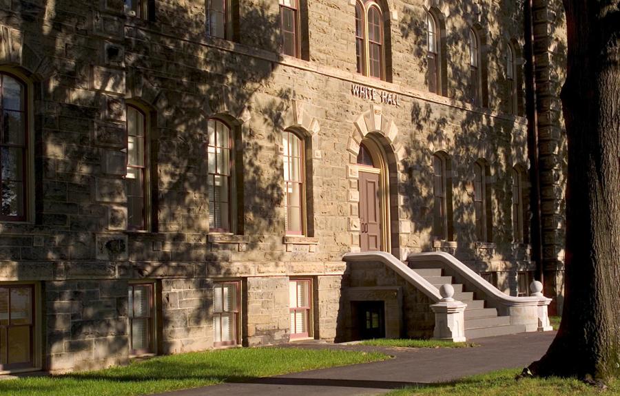 exterior of White Hall in summer