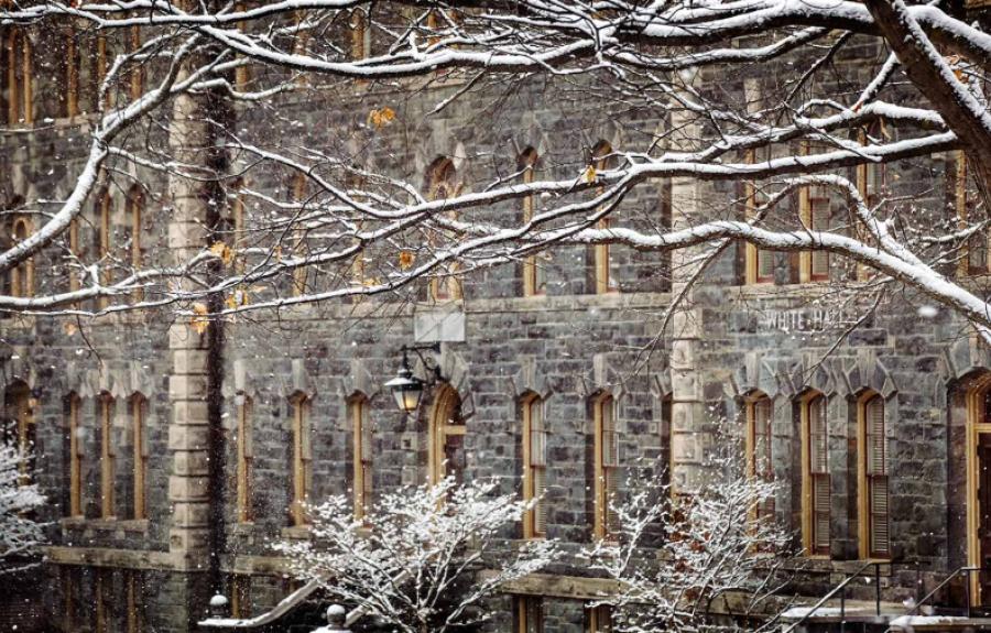 White Hall in winter