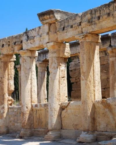 Old columns in Jerusalem